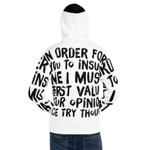 Load image into Gallery viewer, "Back view of model in the ChillWave Hoodie, showcasing its sleek design and casual elegance, perfect for those who value style and substance."