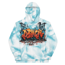 Load image into Gallery viewer, Tie-Dye Graffiti Hoodie: Artistic Expression - 2XS - XS - S - M - L - XL - 2XL - 3XL - 4XL - 5XL - 6XL