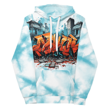 Load image into Gallery viewer, Tie-Dye Graffiti Hoodie: Artistic Expression