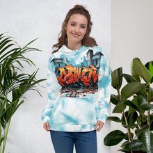 Load image into Gallery viewer, Tie-Dye Graffiti Hoodie: Artistic Expression