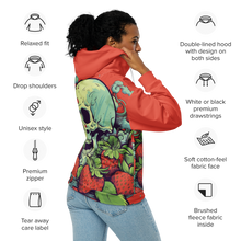 Load image into Gallery viewer, Strawberry Cough Zip-Up Hoodie: Eco-Chic Meets Street Sleek