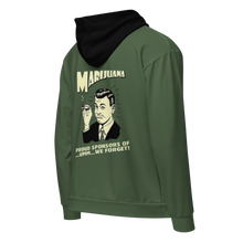 Load image into Gallery viewer, Green Eco Zip Hoodie: Sustainable Urban Fashion