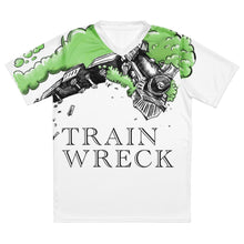 Load image into Gallery viewer, Discover the Secrets of Cannabis Fashion at CIA's Incognito Apparel Store - Unleash Your Style Today! Flat Shirt Train Wreck. Cannabis Apparel Agent Green Thumb's Train Wreck Heroism T-Shirt - Stylish and Secretive