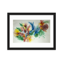 Load image into Gallery viewer, Flower Abstract - Framed matte paper poster - Cannabis Incognito Apparel CIA | Cannabis Clothing Store